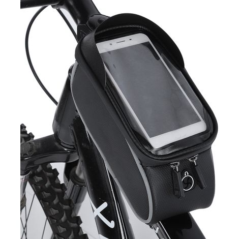 Sacoche Vélo Imperméable pour Téléphone Portable Accessoires Cyclisme Noir (1/5)