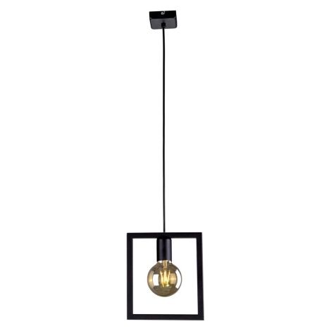 Suspension loft noire rectangulaire Kaja Lavaya K-4030