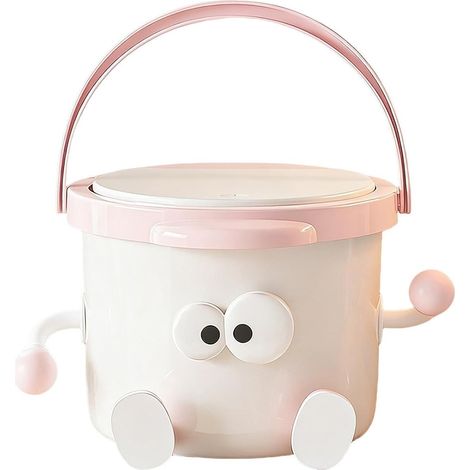 Mini poubelle de bureau porte-stylo et corbeille avec poignée Mini corbeille Pour Dortoir, Chevet, la Salle de Bain, le Salon, Bureau, Plan de Travail, au Nettoyage (1/5)