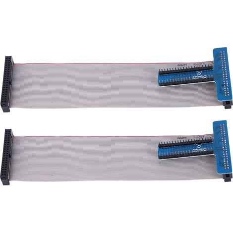 2 Pièces Adaptateur GPIO Type T Bleu Compatible Raspberry Pi 2B 3B+ 3A+ (1/5)