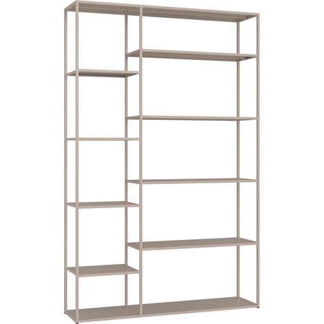 Estantería de metal 189cm color topo ELISABETH (1/4)