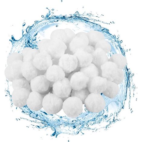Filterkugeln 1400 g Filterkugeln für Schwimmbäder Filterkugeln für Schwimmbadpumpen Filterkugeln für Sandfilter können 50 kg Filtersand ersetzen (1/5)