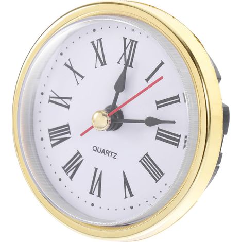 Tête D'Horloge Vintage 65 Mm Insert D'Horloge Ronde À Chiffres Romains Tête De Bricolage pour Décoration De Maison Bureau Atelier Et Projets Artisanaux (1/5)