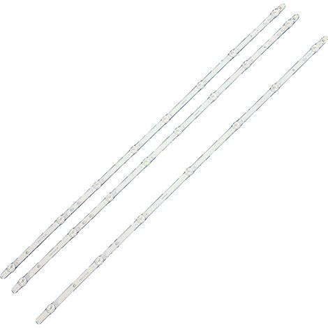 Tira de LED de 74,5 cm de longitud, fabricada en aluminio, compatible con modelos Telefunken, configuración de 8 LED + 7 LED, regulable. (1/5)