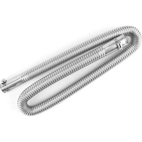 Standheizung für Pkw aus Edelstahl mit 2,5 cm Innendurchmesser, Lufterhitzer und 120 cm langem Dieselabgasschlauch. (1/5)