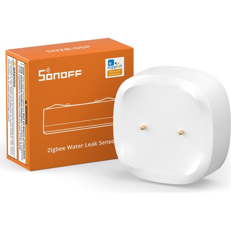 SONOFF Zigbee Wassermelder,Wassermelder für Küchen und Badezimmer