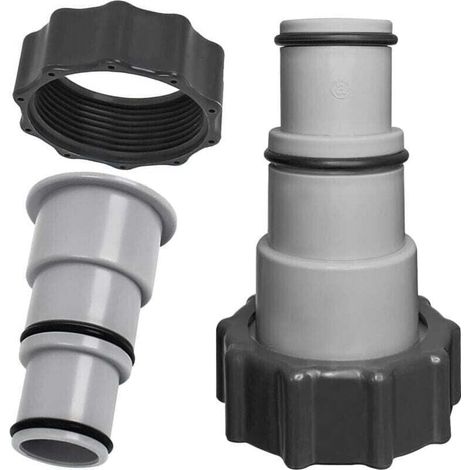 2er-Pack Poolschlauchadapter mit XU-Innengewinde – Ersatzschlauchadapter für Pumpen – KZQ