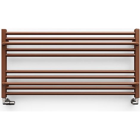 Scaldasalviette acqua calda marrone alto 300mm / largo 1000mm - 290 Watt - LIM300/1000SX8004