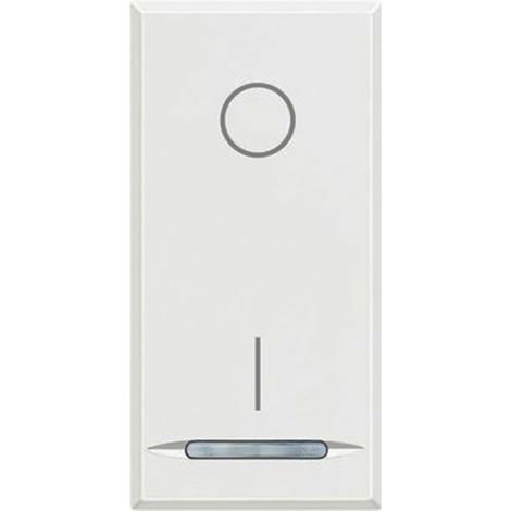 TOT Elettric T1 802 Interruttore Bipolare 16A 250Vac Compatibile living Bianco (1/2)