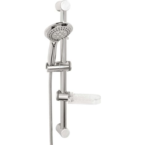 Novaservis Set doccia - Set doccia con asta saliscendi, supporto, flessibile e doccetta, cromo KIT866,0