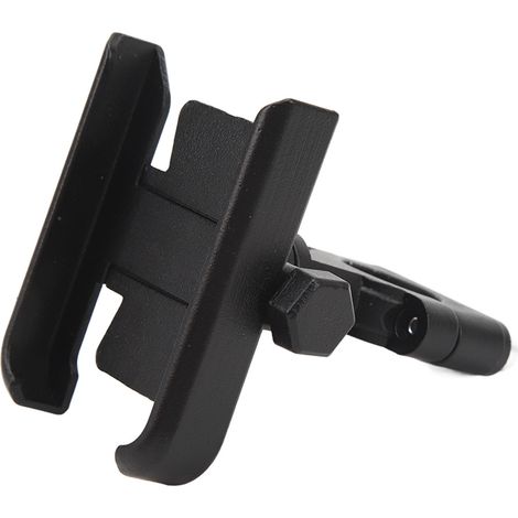 Support de téléphone pour vélo, fixation guidon en métal, rotation à 360°, rembourrage anti-vibrations, fixation rapide, installation facile pour vélos et scooters, noir (1/5)
