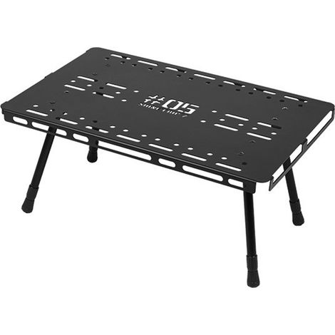Table pliante portative réglable en alliage d'aluminium, fond de boîte multifonctionnel (1/5)