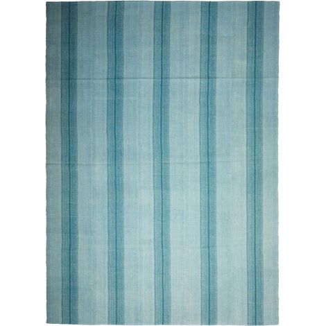 Authentique tapis d'Orient kilim fait main 255x302 bleu (1/5)