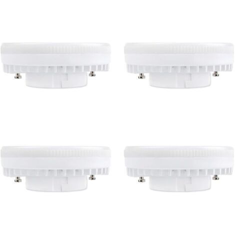 Spot LED GX53 9W Blanc Chaud 3000K, 900LM, AC 230V, Equivalent CFL GX53 15-18W, 120° Ampoule Réflecteur LED GX53 pour Meuble Cuisine/Armoire, non-dimmable, lot de 4 [Classe énergétique A+] (1/4)