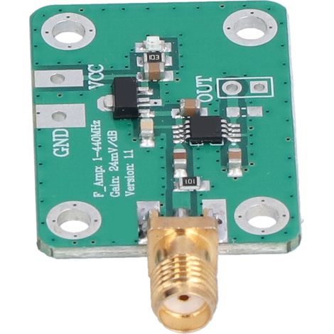 Carte d'alimentation 0,1 à 440 MHz, sortie haute vitesse 12 mA, détecteur de puissance logarithmique portable, wattmètre 7 V à 15 V (1/5)
