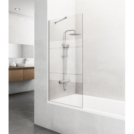 Panel de Bañera Fijo Screen Nickel Frost 85 cm - GME (1/3)