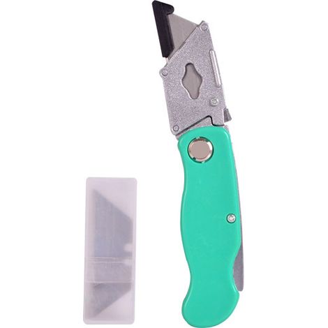 Niedlicher 18 mm präziser grüner faltbarer Stift + 6 Ersatzteile inklusive Clip, ergonomisch. Einfach sicher 1 x 15 x 2,8 cm (1/4)
