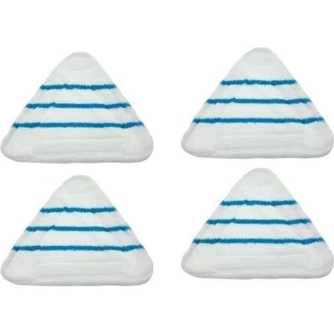 4 Pack Triangular Steam Cleaner Replacement Mop Pads for H2O X5 (1/3)