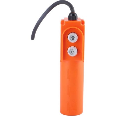 Interrupteur bouton étanche 220V – Avec condensateur – Commande palan grue, ascenseur, chariot élévateur – Industrie (1/5)