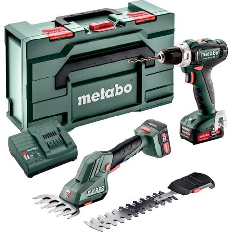 METABO Batterie Set Combo Set 2.3.2 12V BS 12 + SGS 12 Q métaBOX 165 L-685188000 (1/4)