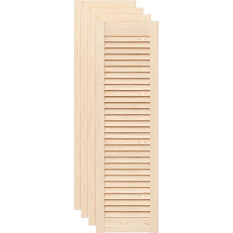 Maison Exclusive - Ante con Design a Lamelle 4 pz 99x29,5 cm in Legno di Pino