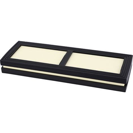 Ortviai Pierre à aiguiser diamant 5000 180 x 60 x 15 mm, pierre à aiguiser monocouche jaune avec socle (1/5)