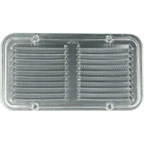 GRIGLIA DI AERAZIONE IN ALLUMINIO SOVRAPPONIBILE 140x250 mm