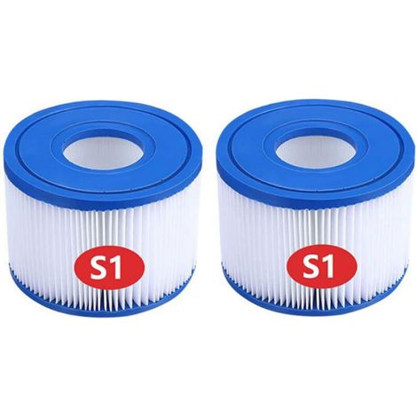 2 pièces de filtre de piscine gonflable Intex S1 type adapté pour 29001EPureSpa filtre pompe filtre spa piscine (1/4)