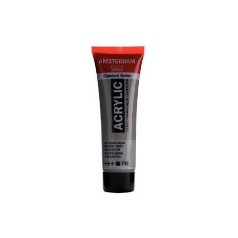Peinture acrylique - Amsterdam - Standard - 20 Ml - Gris - Haute résistance à la lumière