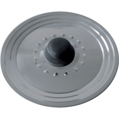 Edelstahldeckel mit Dampfloch – Durchmesser 18/22 cm – Baumalu