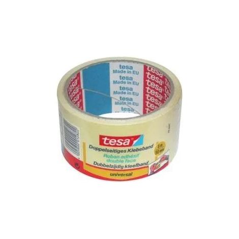TESA Ruban adhésif Double face Adhésion forte - 5m x 50mm (1/2)