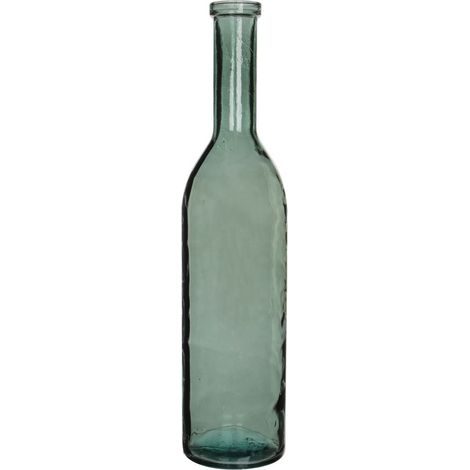 Mica Glas Flasche Rioja grau-grün, 100 x 21 cm Deko-Accessoires