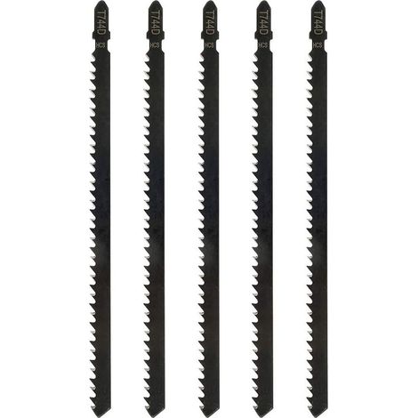 5pcs Lames de Scie Sauteuse T744D 180 mm - Accessoire Professionnel Compatible avec Bosch, Metabo, Scie Sauteuse pour Bois et Métal (1/4)
