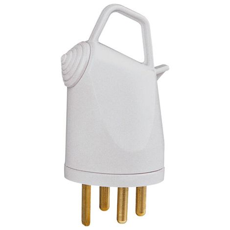 Legrand – Fiche électrique mâle 55635 3P+T 20A 380V – Sortie coudée – Étanchéité IP20 – Connexion par borne à vis