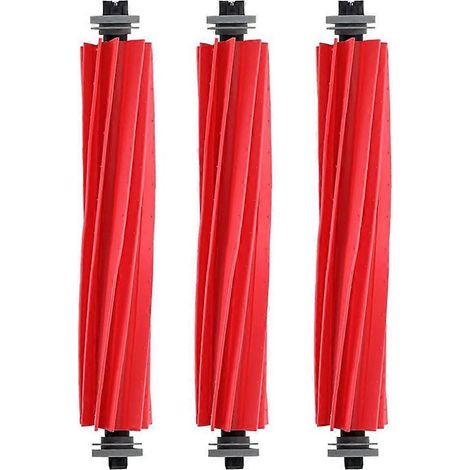 3 Pack Rubber Main Brosse de remplacement pour Roborock Q Revo Series – S7 Series – QV 35A/35S – Qrevo S/MaxV/Pro/Plus – Q7 Series (1/5)