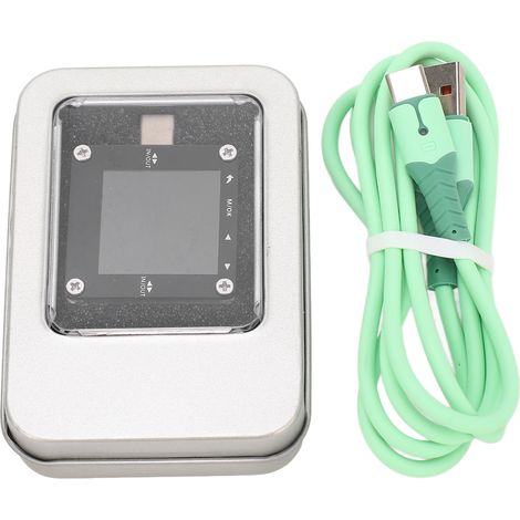 Tester USB-C C13P – Misuratore Carica 50V 6.5A 325W QC PD AFC FCP SCP – Display IPS, Scocca in ABS Robusto – Design Moderno e Compatto – Ideale per Smartphone e Powerbank (1/5)