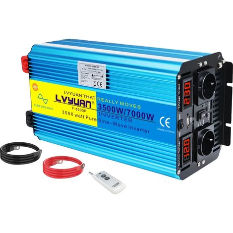 Inversor, conversión de energía eficiente, compatibilidad versátil, potencia máxima de 7000 W, Europa-a, DC24V-a, AC220V-240V-a (1/2)