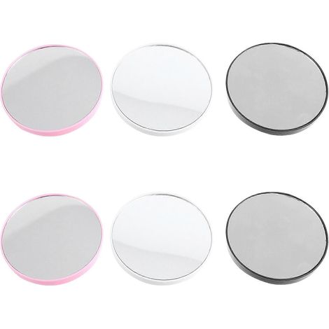 Ensemble de 6 miroirs de maquillage grossissants x10 à main (1/5)