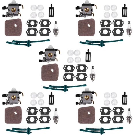 5X Carburateur pour Fs80 Carburateur - Fc55 Fc75 Fc85 Fs310 Fs38 Fs45 Fs45C Fs45L Fs46 Fs55 Fs55Rc Fs55T (1/5)