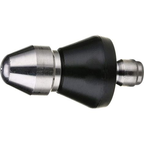 Buse de Jet d'égout for Nettoyeur Haute Pression, buse d'eau de Nettoyage de vidange à Connexion Rapide, Orifice 1/4\ (1/5)