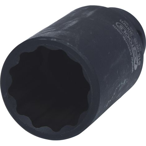 KS Tools 515.0976 Bussola poligonale 1/2" per avvitatori ad impulsi, lunga, 30 mm (1/4)