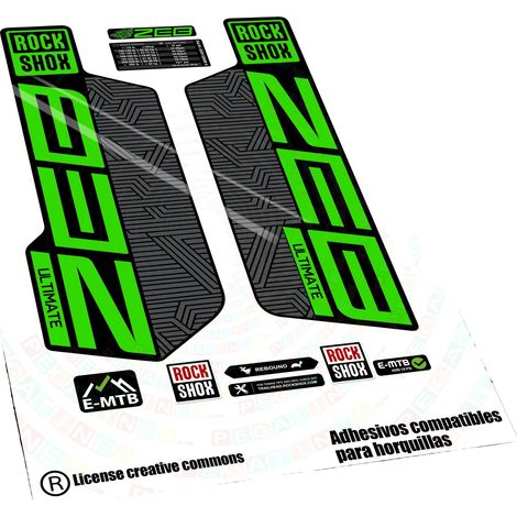 Pegatinas de vinilo de alta calidad, diseño personalizable, color verde fluorescente. (1/2)