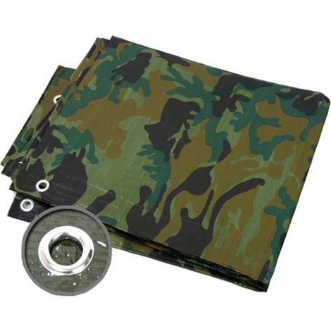 Bâche de camouflage militaire 2 × 3 m (6 m²) (1/2)