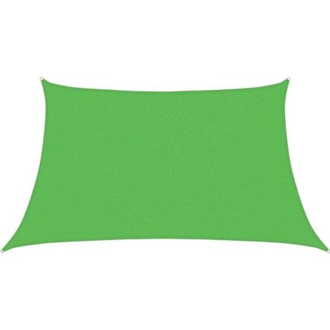 Voile d'ombrage, 160 g/m², vert clair, 3/4 x 2 m, polyéthylène haute densité. (1/5)