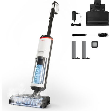 Polti – Aspirateur de table sans sac 450W – Autonomie 35 min – Filtration HEPA – Capacité 0,8 L – Pour nettoyage sec et humide
