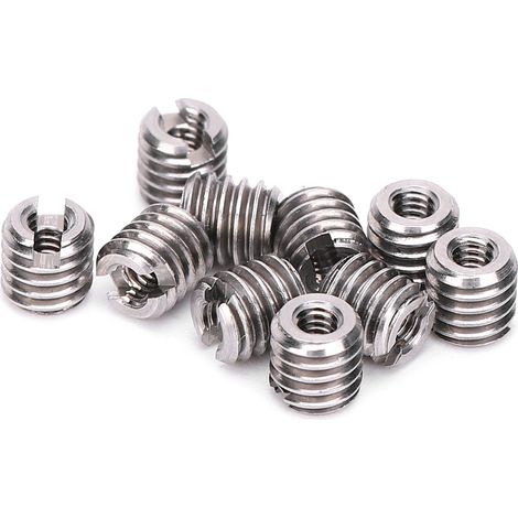 10 Pièces Rondelles de Réduction Filetées Mâle-Femelle en Acier Inoxydable pour Réparation