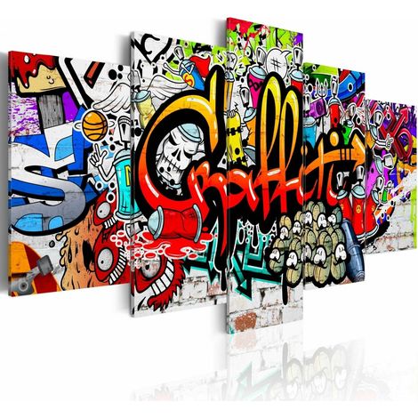 Tableau style coloré - 200 x 100 cm (1/4)