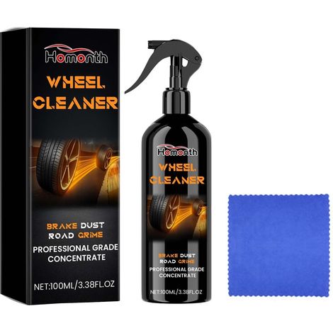 Nettoyant Pour Jantes Et Pneus - Formule Sans Acide - Convient Jantes Alliage Aluminium Et Acier - 100 ml (1/5)