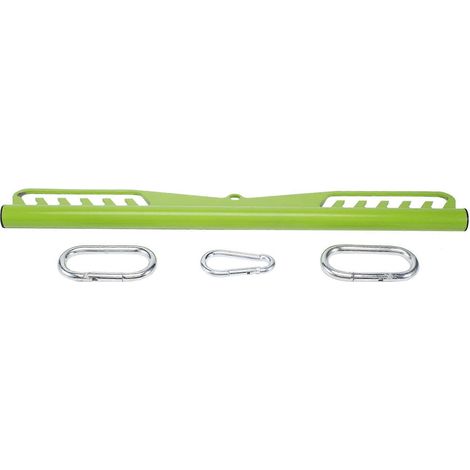 Barre d'écartement pour salle de sport à domicile, barre de tirage vertical multi-prise, accessoires pour tirage vertical : barre longue, barre courte (1/5)