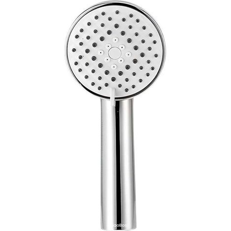 Pommeau de douche - AVIZAR - Rond Jet Unique - Monobloc - Chromé - Sorties souples anti-encrassement (1/5)